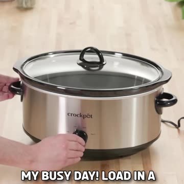 👩‍🍳 Cook Once, Enjoy All Day! | Crock-Pot 7QT Slow Cooker – Easy, Flavorful, and Family-Sized Meals