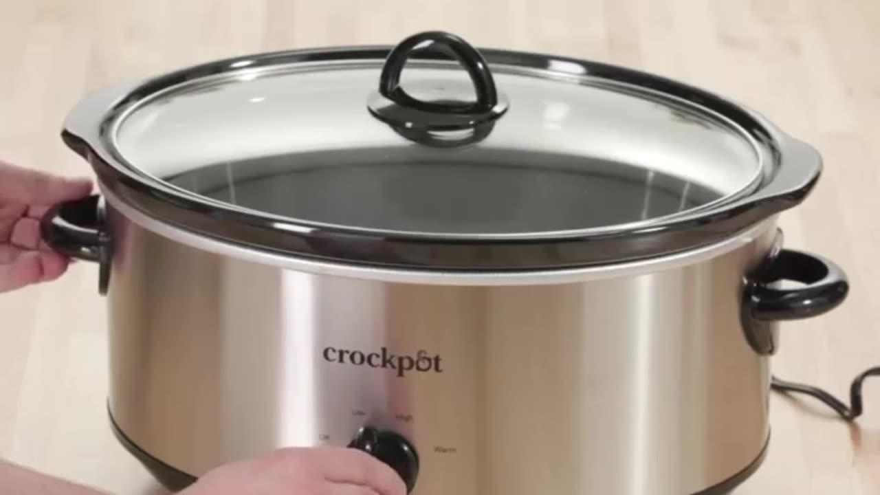 👩‍🍳 Cook Once, Enjoy All Day! | Crock-Pot 7QT Slow Cooker – Easy, Flavorful, and Family-Sized Meals