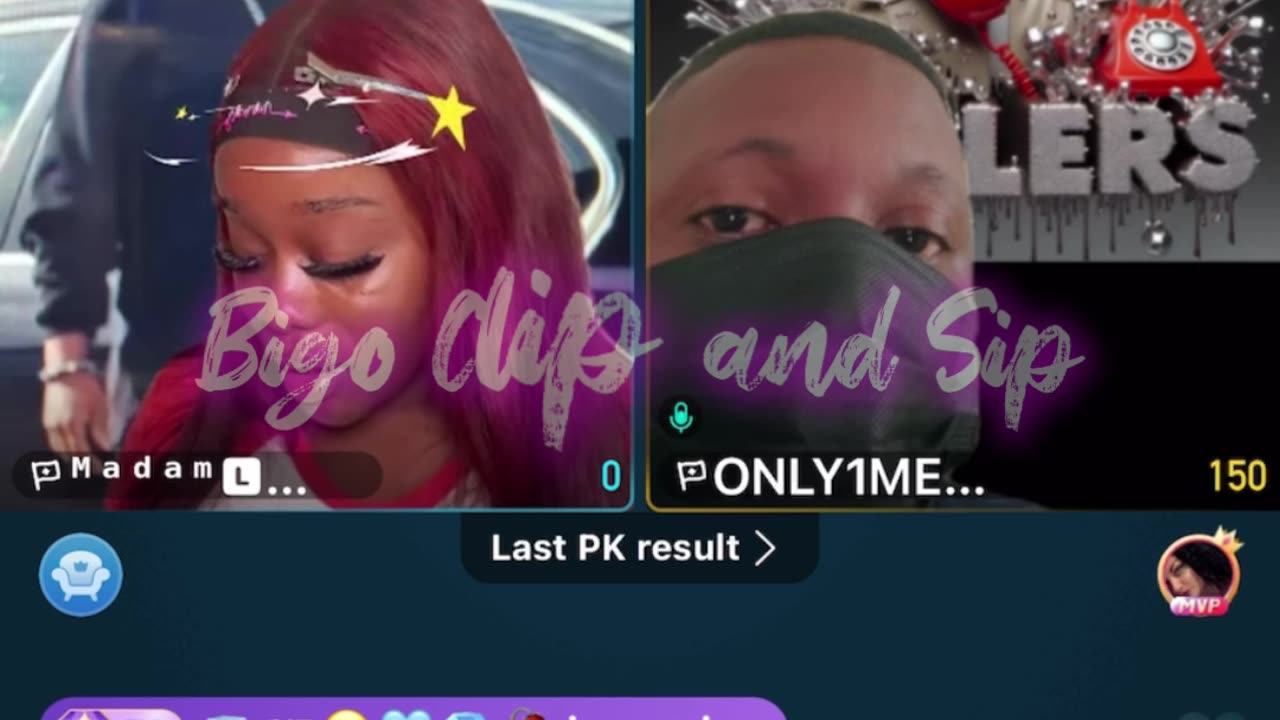 Team pk MessyCaller ft MadamLo vs TrinaB screaming at each other 10/14/25 #bigoclipandsip