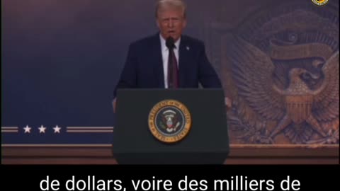 Davos, 23/01/2025 ♦️Extrait de Donald J Trump a Davos