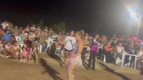 Escuela de samba Mulambé en el Mini desfile en Salto, Uruguay 17/01/2026