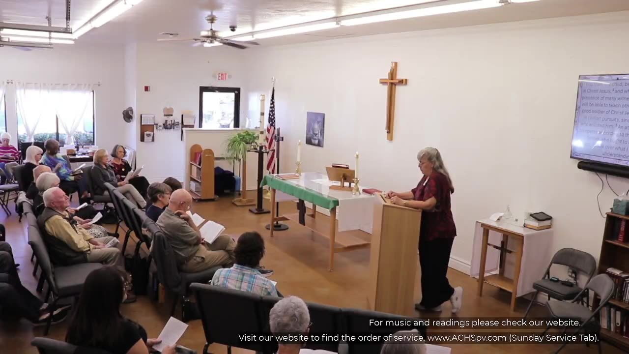 Proper 23, ACHS Sunday Service
