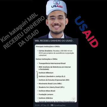 KIM KATAGUIRI DO MBL RECEBEU DINHEIRO DA USAID