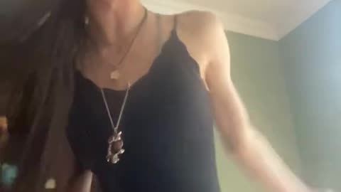 Happy tgirl dance in your front