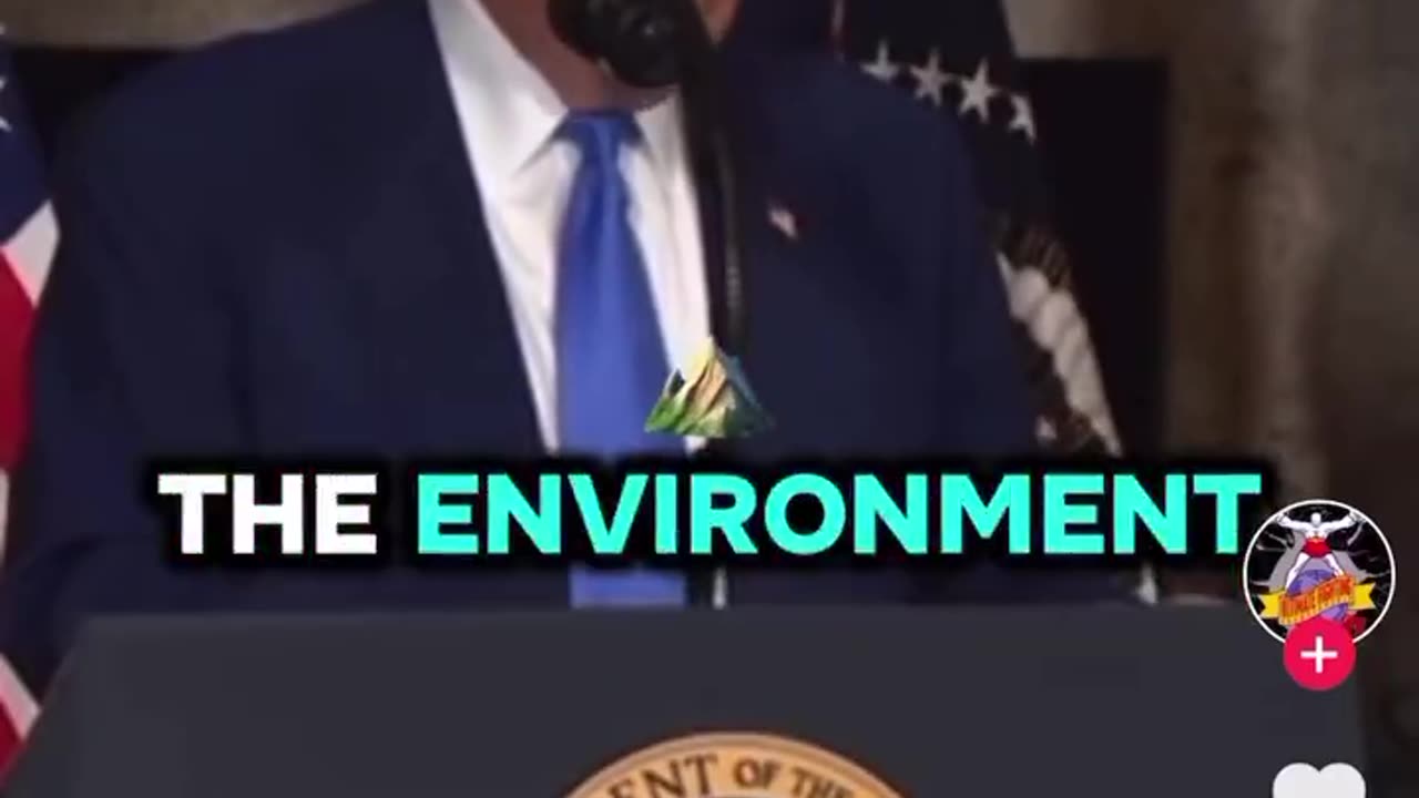 President Donald Trump reading out what Elon Musk’s DOGE has found