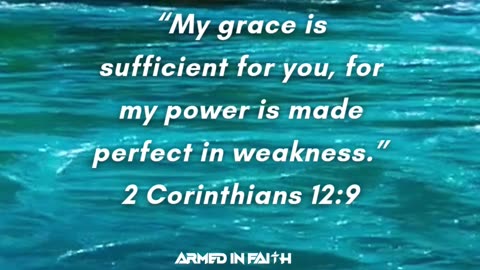 His strength never fails!
