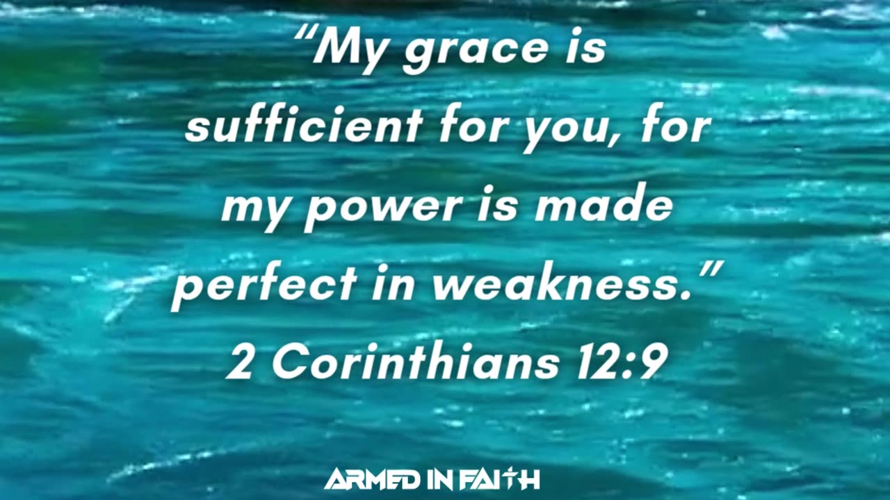 His strength never fails!