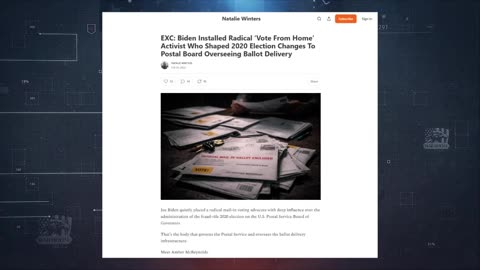Natalie Winters Exposes Biden’s Radical ‘Vote At Home’ Activist Quietly Embedded On Election Board, Needs To Be REMOVED!