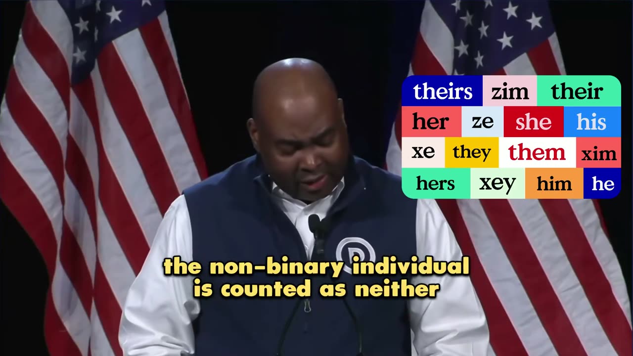 DNC Leader interrupted the party election to tell members that not enough non-binary candidates