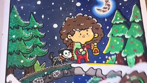 🎄✨Get into the festive spirit with the Cozy Christmas COLORING BOOK!