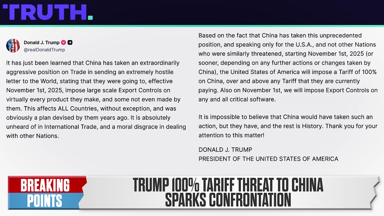 China Threatens to NUKE US Economy
