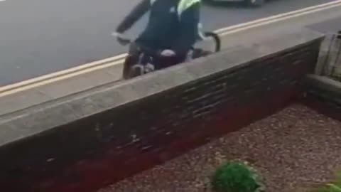 One Wheeling Stung Goes Wrong cyclist Fails