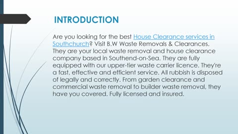 Best House Clearance services in Southchurch