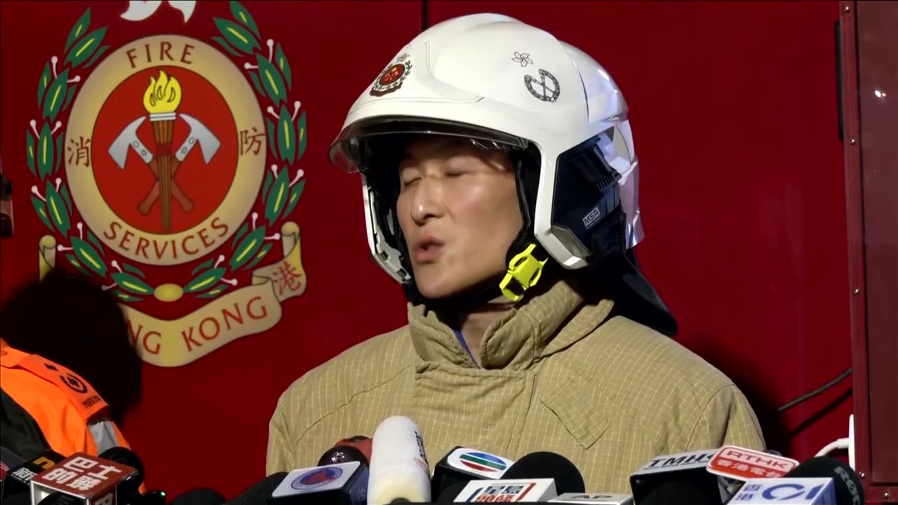 Hong Kong authorities: Firefighting operation almost complete