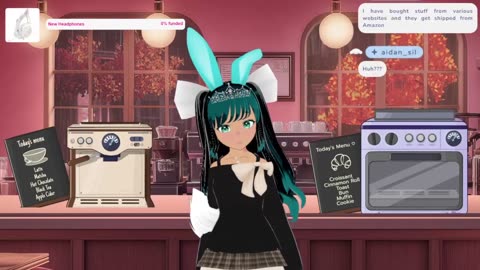 ♡ [live asmr] cozy cafe vibes with the bunnygirl ♡ [vod archive]