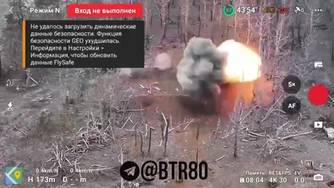 Mining Ukrainian Strongpoints Near Ivanovka 1