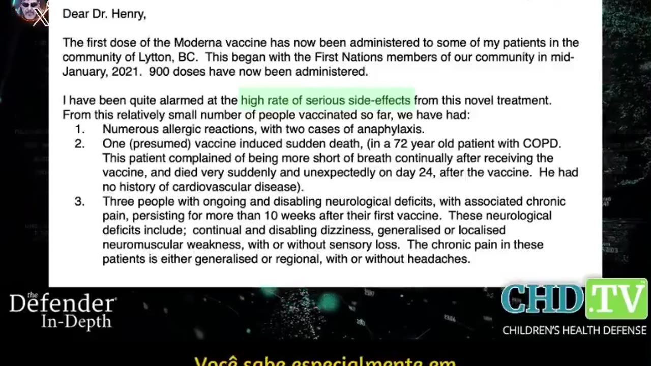 É dever dos médicos proteger seus pacientes e proteger o público em geral.