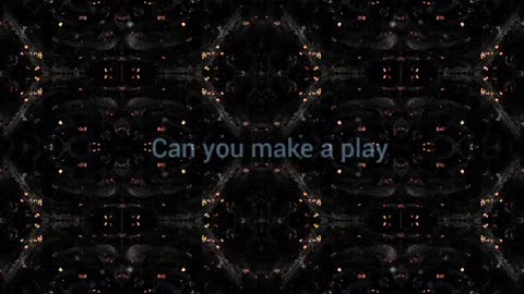 In the dark Acapella