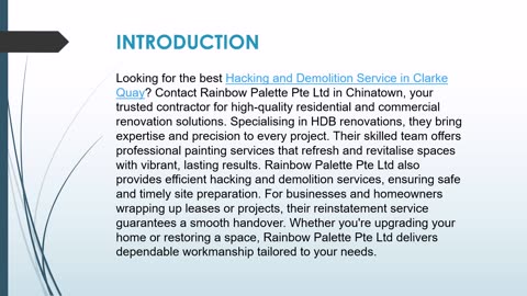 Best Hacking and Demolition Service in Clarke Quay