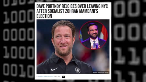 Dave Portnoy Rejoices After Leaving NYC After Socialist Mandani Election