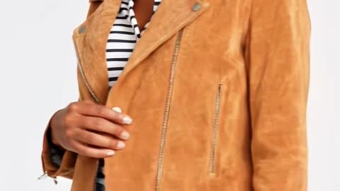 Brown Suede Meets Effortless Modern Confidence