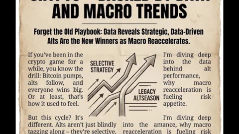 Fresh Drop: "Selective Altseason Is the New Normal"