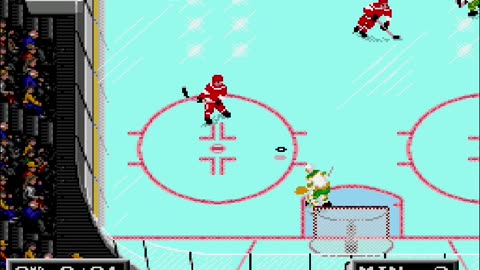 #MNWILD , #MINNESOTA , NHL - 94 MOD - MINNESOTA WILD VS RED WINGS RD 2 GM 1