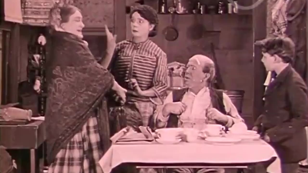 HOW A HORSESHOE UPSET A HAPPY FAMILY (Edison-1912) NEW English subtitles.