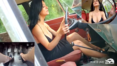 Little Black Dress✔️ Stilettos✔️ Got the Car to Start❌ ⧸⧸ April Cranking Pedal Pumping Vol
