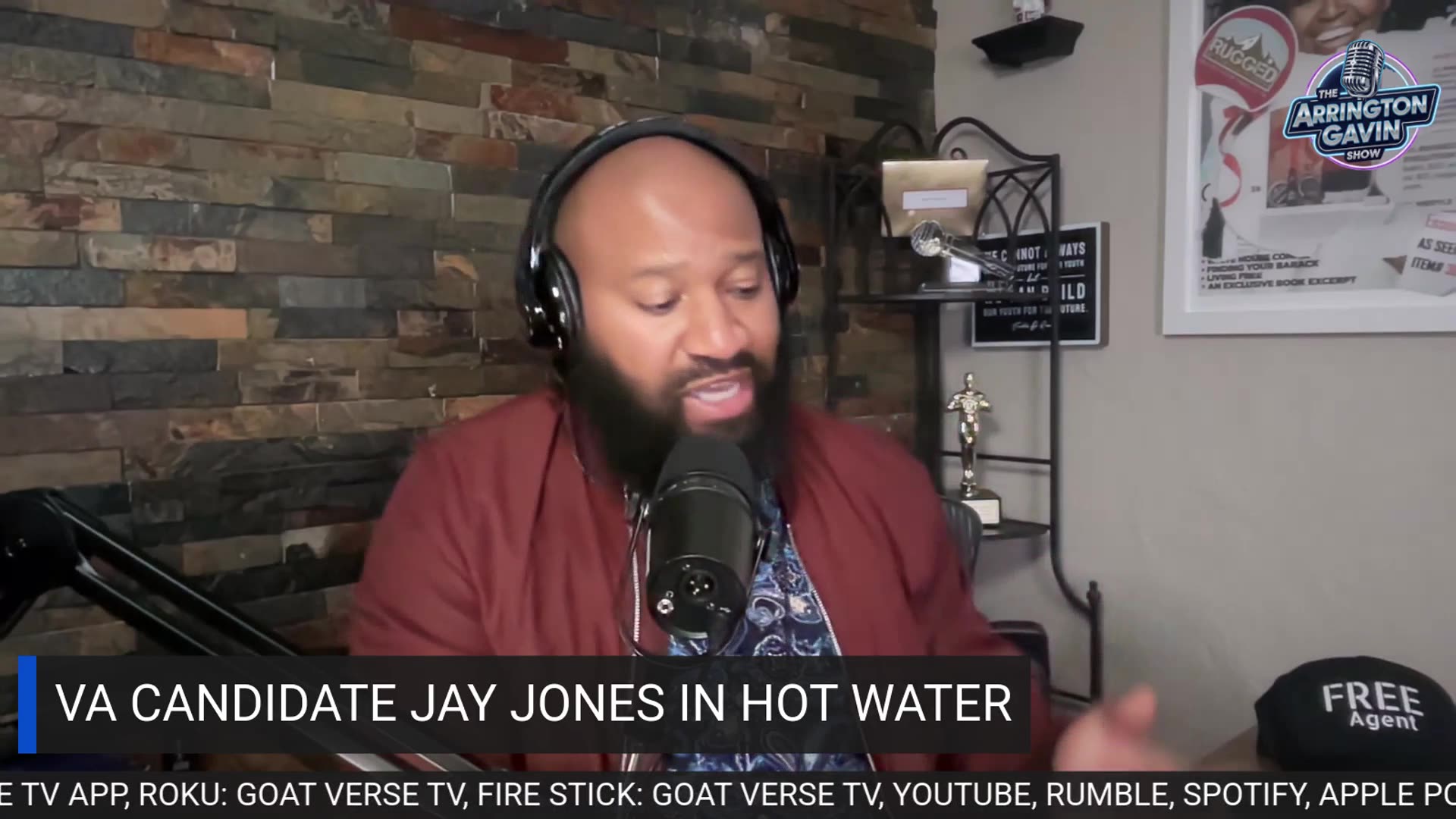 The Arrington Gavin Show VA AG CANDIDATE IN HOT WATER