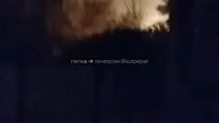 UAV in the sky above Belitsa, Kursk region!
