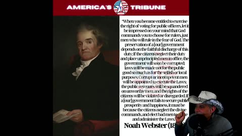 America's Tribune - Founding Fathers Christian Nationalist Series: Noah Webster
