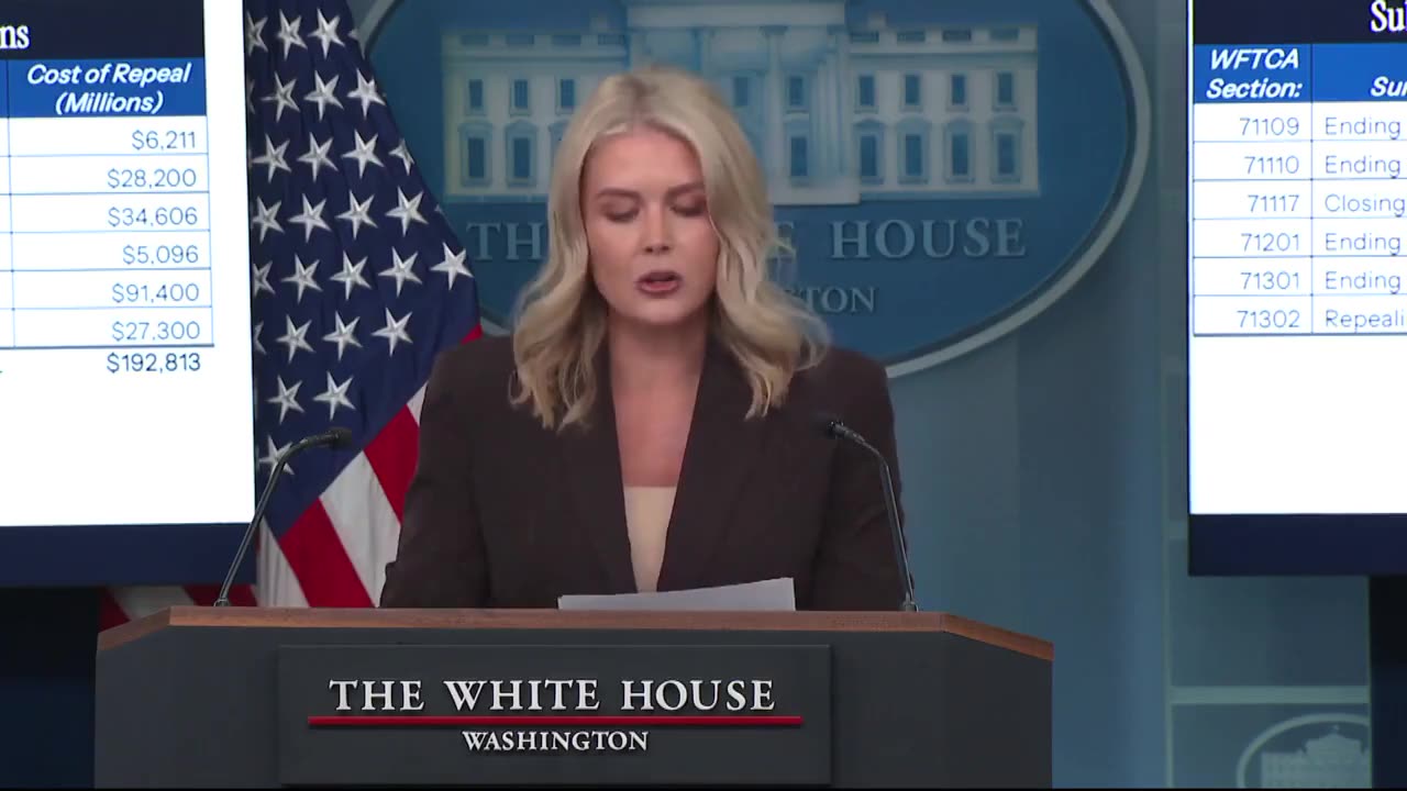 Karoline Leavitt brings the receipts again