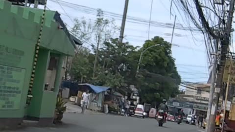Subdivision's Gate in Forest Hill Drive in Quezon City, Philippines