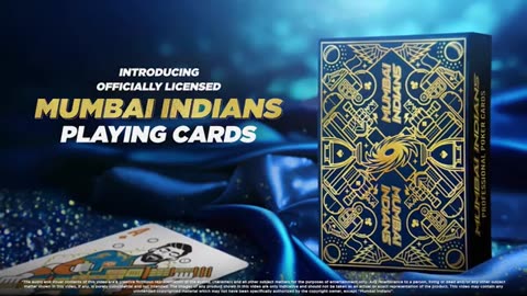 Asli Fan Khelta Hai! Mumbai Indians Official Playing Cards | Parksons Cartamundi x MI