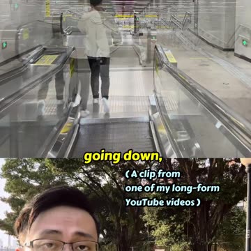 China's Chongquing Subway Require +10 Escalators Down to Platform 😳