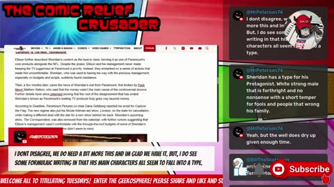 TITILLATING TUESDAYS #131 Doctor Who Christmas special in 2026 and Taylor Sheridan Switchs To NBCUniversal