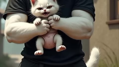 Kitten eat Worm...🙀 #cat Breeds #cute cat #cat #smart cat #cat citeen #shorts #shortsvideo