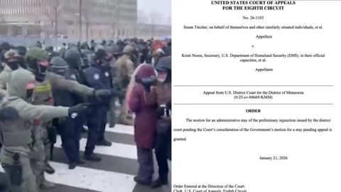 A US Appeals Court has LIFTED the restrictions on ICE using force against “protestors” in Minnesota
