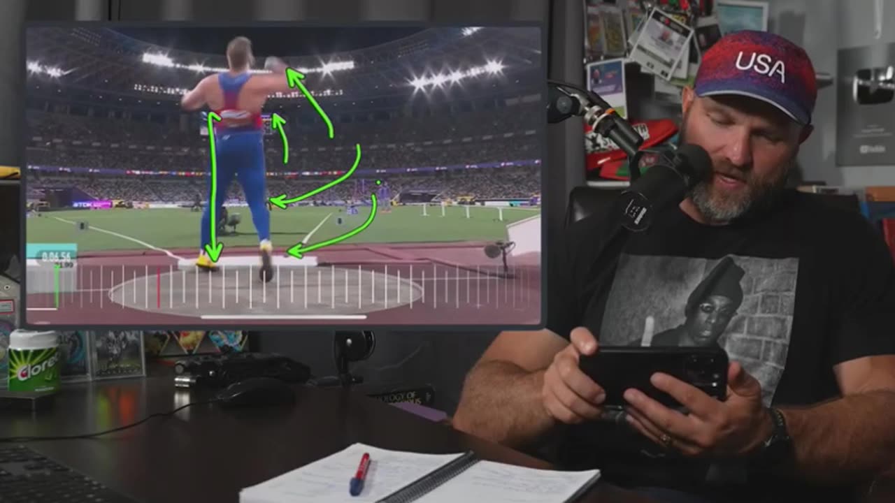 US Sports Track & Field Feat. He WON Worlds with a Broken Freakin' Elbow