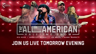 Join us LIVE tomorrow evening for The All American Halftime Show!