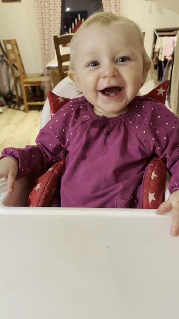 kayla’s cutest laugh + tiny cough ever