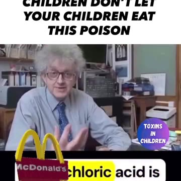 McDonald’s Cheeseburger vs Hydrochloric Acid