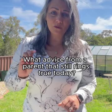 What advice from a parent still rings true for you today? #motivation #wordsofwisdom #lifecoach