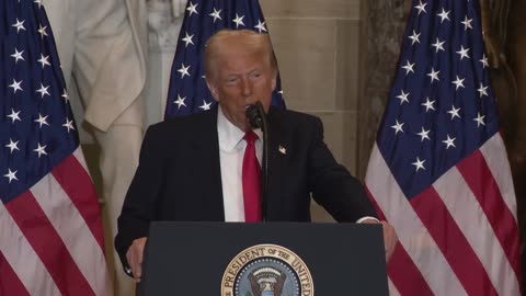 President Trump Delivers Remarks at the National Prayer Breakfast at the U.S. Capitol Building