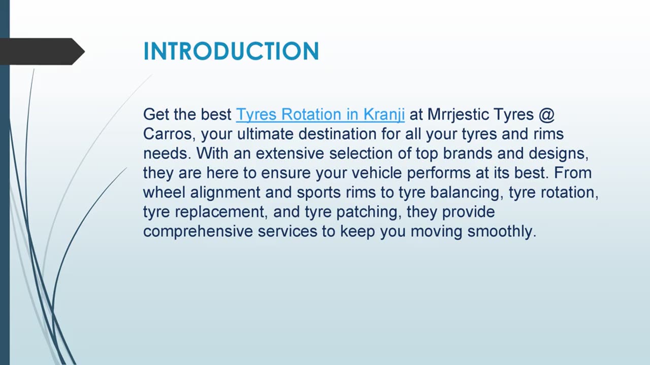 Get the best Tyres Rotation in Kranji