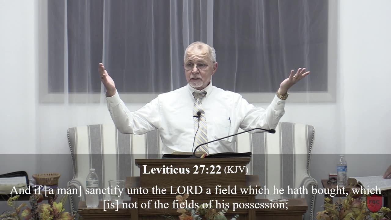 "A Piece of Dirt" Monday Evening Service 20251013