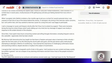 How long Lauren? People keep speaking out against her