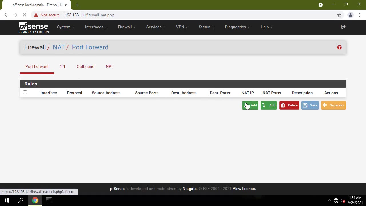 How to configure Inside-Outside-DMZ on pfSense