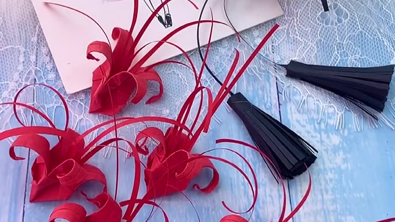 DIY Paper Flower in seconds! ⏱🌺 #CraftShorts